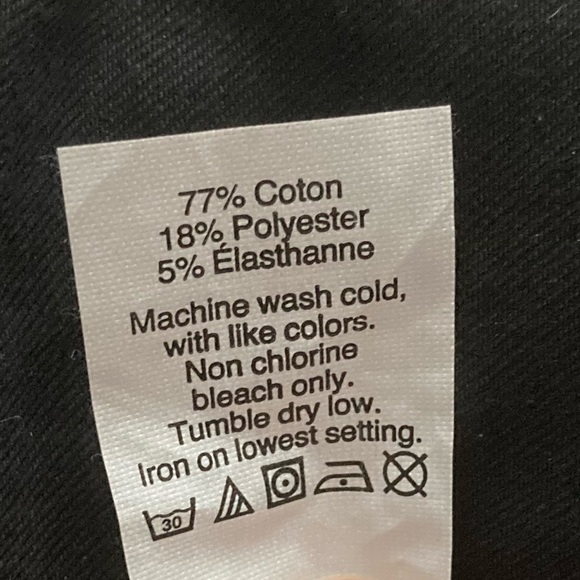 Madewell The Anywhere Jean Leggings Black size 25 - Picture 13 of 13